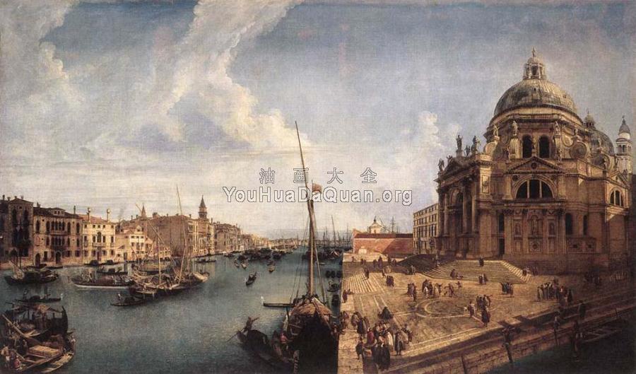 The Grand Canal near the Salute - 米歇尔·马里斯奇